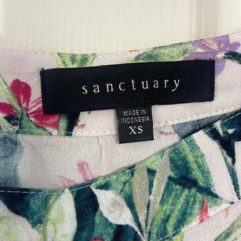 Sanctuary Tropicana ruffle wrap skirt size xs